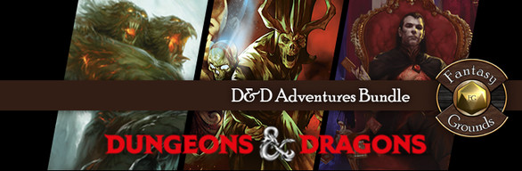 FANTASY GROUNDS D&D ADVENTURES BUNDLE